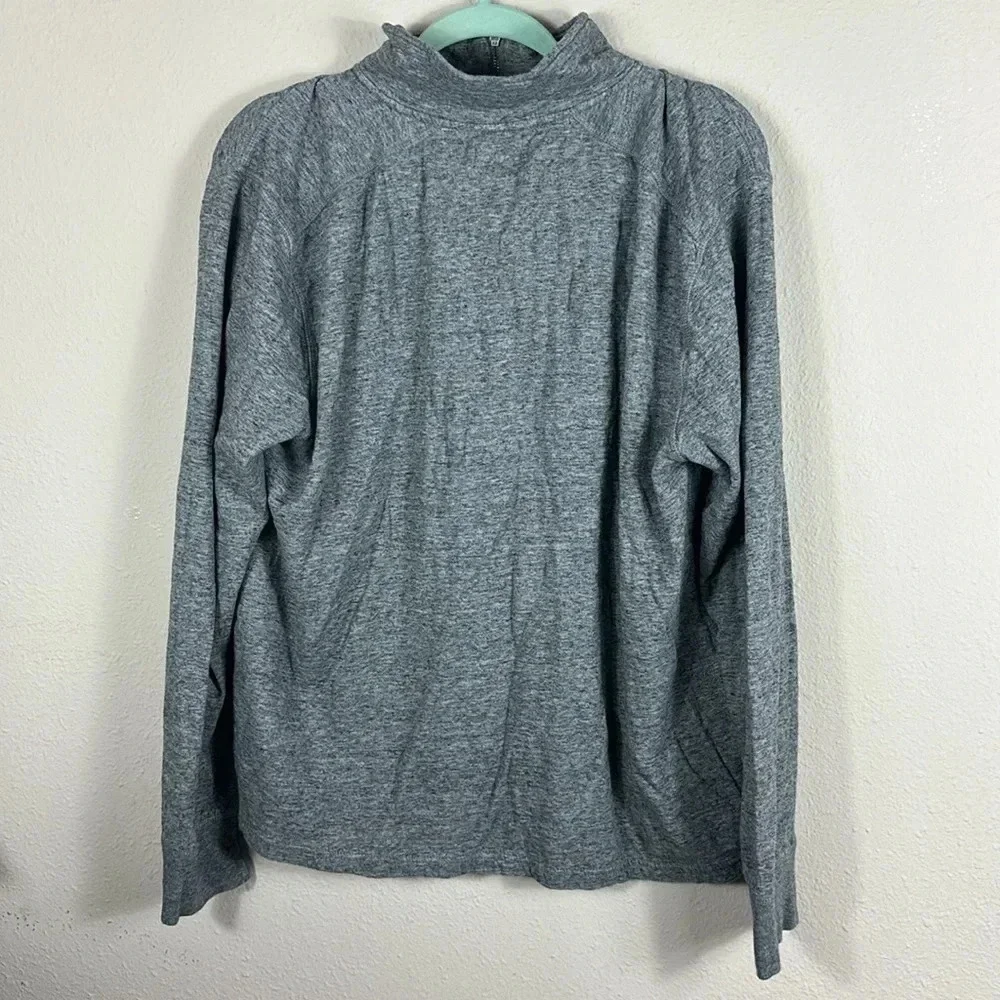 🎈4 LISTINGS FOR $20 J. Crew 100% cotton grey pullover sweater mock neck XL